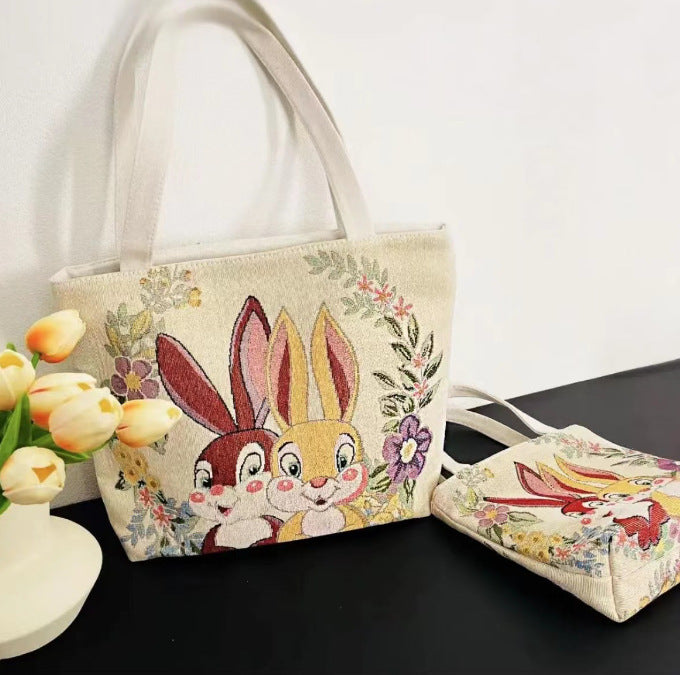 Bolsas de conejo de lienzo al por mayor lienzo